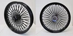 Dna Mammoth Fat 52 21X3.5 / 16X3.5 Black Wheels & Spokes Harley Touring. Fixed Price $1633.46.