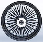 Fat Spoke 16" Front Wheel Black 2008 Harley Electra Glide Road King Street. Fixed Price $417.95.