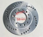 Gas Scooter Front Disc Brake Rotor 180MM, For Peace Sports TPGS-810,824. Fixed Price $22.49.