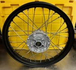 Triumph Front Wheel Assy 19X 2.5 19" Black Spoke Rim T2008815. Fixed Price $620.00.