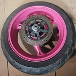 08-17 2009 Suzuki Hayabusa GSXR1300 Oem Rear Wheel Rim Back Set. Fixed Price $91.99.