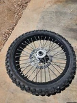 2013 06-14 Kawasaki KX450F Front Wheel Rim Hub Rotor Tire 21X1.60. Fixed Price $99.00.