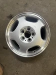#65166 96-99 Mercedes E-class Oe Used Wheel 16X7.5 2104010402 Machined Silver. Fixed Price $135.00.