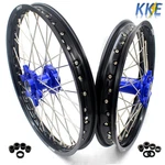 Kke 21/19" Mx Cnc Wheels Rims Fit Husqvarna Fe Fc Te Tc 125-501CC 2014-2025 Blue. Fixed Price $502.55.