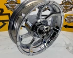 Cvo Oem Harley 18"X5" Agitator 2009-26 Chrome Rear Touring Rim Wheel. Fixed Price $799.95.