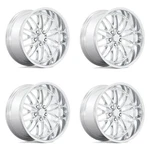Set Us Mag U140 Santa Cruz 20X10 5X5 Chrome Wheels 20" 6MM Rims. Fixed Price $2276.00.