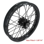 Kke 1.85*16" Spoke Rear Wheel For E-ride Pro-ss 2.0 2024 Rim Black Hub E-bike. Fixed Price $299.00.