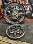 Harley Davidson Slotted Six Spoke Wheel Chrome Rear Softail 2000-06 Oem. Fixed Price $400.00.