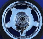 Genuine Harley Davidson Touring Factory Chrome Airstrike 18" Front Wheel 09-23. Fixed Price $600.00.