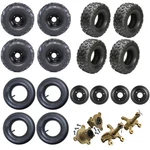 6'' 145/70-6 Wheel,rim,tire,tube,go Kart Atv Quad Buggy Scooter Mower,golf Cart. Fixed Price $104.54.