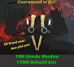 1988 Honda Shadow VT800 Carb Rebuild Kits - Guaranteed To Fit!!. Fixed Price $50.00.