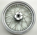 2000-2007 Ride Wright Harley Flh Flt Chrome 40 Spoke Front Wheel Rim 16X3.5 1". Fixed Price $299.99.