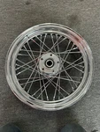 16 X 3 Front Wheel Assembly For Harley Davidson. Fixed Price $400.00.
