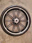 Motorcycle Rim And Tire Set For Harley Davidson Softail/breakout. Fixed Price $799.00.