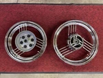 Yamaha Venture XVZ12 XVZ13 '83-'89 Chrome Wheels W/ Bearings Seals & Valve Stems. Fixed Price $800.00.