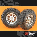 12-17 2014 Polaris Rzr 570 Oem Aluminum Front Wheels Rims Bighorn 27" Tires. Fixed Price $499.99.