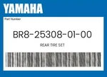 Yamaha Genuine Rear Tire Set BR8-25308-01-00. Fixed Price $79.31.