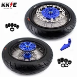 Kke 17 Inch Supermoto Wheels For Yamaha WR250F 2020-2026 WR450F 2019-2026 Blue. Fixed Price $1049.00.