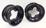Dwt Black A5 Rolled Lip Atv Front Wheel Pair 10" 10X5 3+2 4/144 450R 400EX 250R. Fixed Price $179.95.