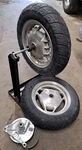 1995-2001 Yamaha Riva XC125 Front Rear Wheel & Tires Rims Part #50M-25168-21-35. Fixed Price $55.19.
