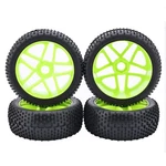 Rc Tires & Wheels Set (4PCS) 1/8 Scale 17MM Hex Off-road Buggy For Ta.... Fixed Price $23.87.