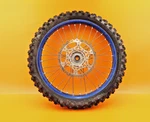 2009 - 2021 Yamaha YZ250F YZ450F Blue Front Wheel Rim Hub Spokes Tire Assembly. Fixed Price $199.99.