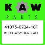 41073-0724-18F Kawasaki Wheel-assy,fr,g.black 41073072418F, New Genuine Oem Part. Fixed Price $1161.82.