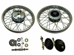 Royal Enfield Complete 19" Front & Rear Wheel Rim Bullet Electra 350 500CC Dlx. Fixed Price $349.99.
