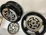 Harley Wheels Road King Gloss Black Touring Oem 2009-2020 W/rotors. Fixed Price $890.00.