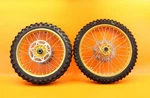 01 - 08 Yamaha YZ250F Envy/excel Gold Front & Rear Wheel Rim Tire Hub Disc Set. Fixed Price $699.99.