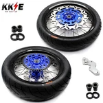 Kke 3.5/4.25*17" Supermoto Rims Wheels Cst Tires For Suzuki DRZ400E. Fixed Price $1049.00.