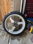 Bmw R1100RT R1100RS & R850R Cast Silver Front Wheel Rim - 36312311220. Fixed Price $149.99.