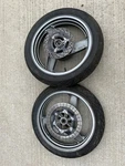 1994-2009 Kawasaki Ninja 500R Front Rear Wheel Rim Tire Set. Fixed Price $176.26.