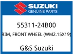 Suzuki Oem Part 55311-24B00 Rim, Wheel (WM2.15X19). Fixed Price $300.14.