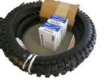 New Honda XR75 Irc Set Front Rear + Tubes 2.50 16 & 3.60 14 Ahrma. Fixed Price $129.95.