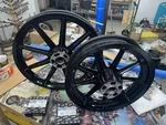 Harley-davidson Sportster Wheels 9 Spoke Rims 3/4 Sealed Bearing Conversion. Fixed Price $1000.00.