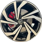 18" Volkswagen Jetta Wheel Rim Factory Oem 69650 2022-2025 Machined Black. Fixed Price $695.00.
