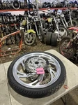 American Ironhorse Chopper Harley Big Dog Front 21 Billet Wheel Mag Dual Disc. Fixed Price $1150.00.
