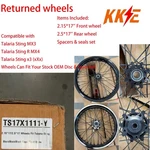 Kke 2.15*17/2.5*17 Wheels Fit Talaria Sting MX3 MX4 E-moto Cnc Hub Black. Fixed Price $550.05.