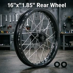 Spoked Rear Wheel 16X1.85 Rim For Surron Light Bee Segway X260 X160. Fixed Price $265.04.