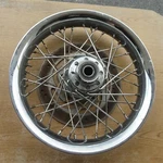 Harley 16" Front Tubeless Spoke Wheel 25MM Axle & 44156-00 Disc Big Twin. Fixed Price $100.00.
