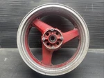 2000 Kawasaki Ninja ZX12R Rear Rim, Wheel Straight #121725. Fixed Price $100.00.