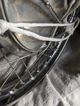 1964 Honda Super Hawk 305 Front Wheel Rim. Fixed Price $500.00.