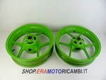 Enkei Pair Wheels Front And Rear Green Kawasaki Versys 650 2009. Fixed Price $910.31.