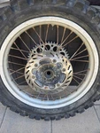 1988 1989 Honda CR250R Rear Wheel Assembly. Fixed Price $60.00.