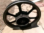 1996 Kawasaki KZ1000P Police Oem Rear Wheel Rim 18X2.5. Fixed Price $110.00.