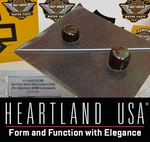 Heartland Usa Harley 08-22 Sportster Rear Axle Nut Covers Set Gloss Black. Fixed Price $49.95.
