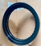 43006-40 New Harley Black Rim 16" Spoke 1936-1980 Knuckelhead Shovel Pan #305. Fixed Price $50.00.