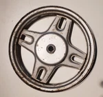 Yamaha Riva CA50 Rear Wheel 1984 Spoke Rim. Fixed Price $40.00.