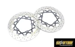 06-15 Yamaha FZ1S Front Left Right Brake Rotors Discs Pair. Fixed Price $42.75.